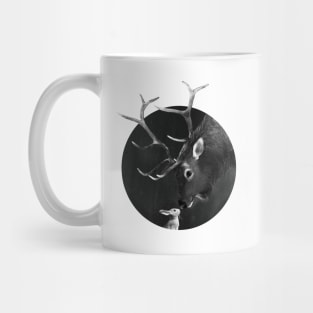 Elk and Rabbit Mug